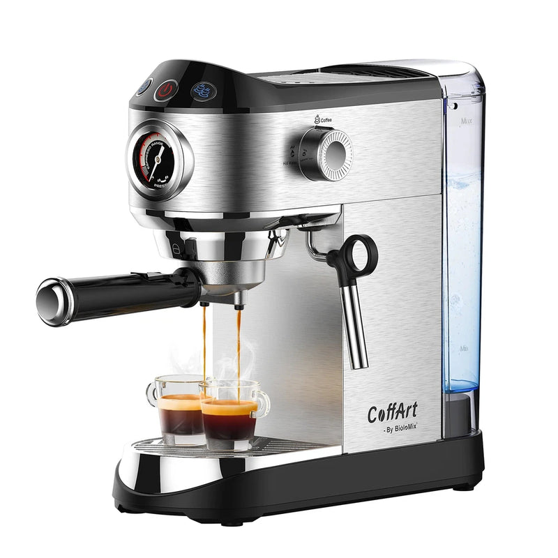 Stainless Steel Semi-Automatic Coffee Machine