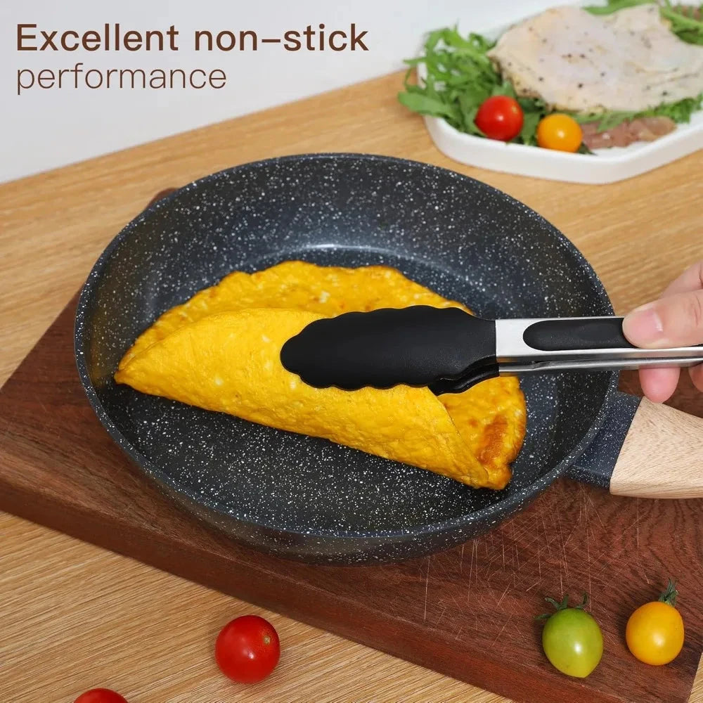 Ceramic Cookware Set Non Stick 15 PCS Pots and Pans