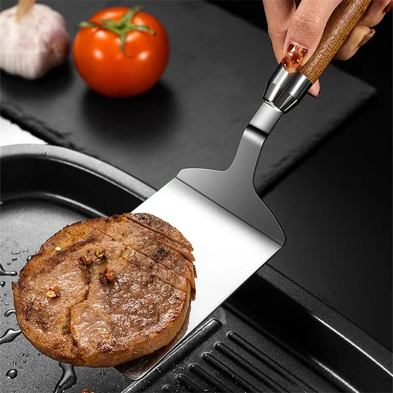 Stainless Steel Square Head Cooking Spatula