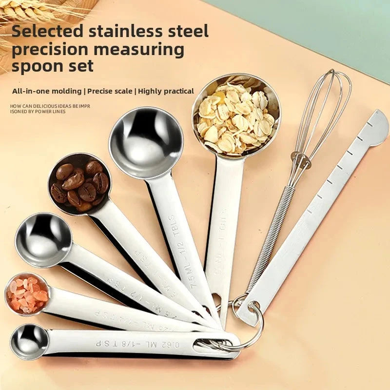 Stainless steel measuring spoon sets