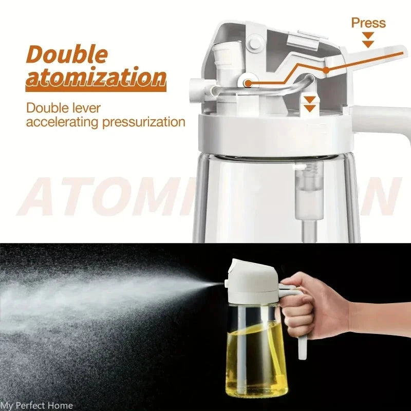Plastic kitchen oil sprayer
