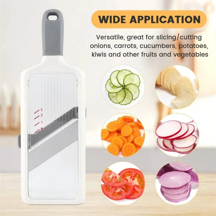 Multi Handheld Slicer with Adjustable Stainless Steel Blade