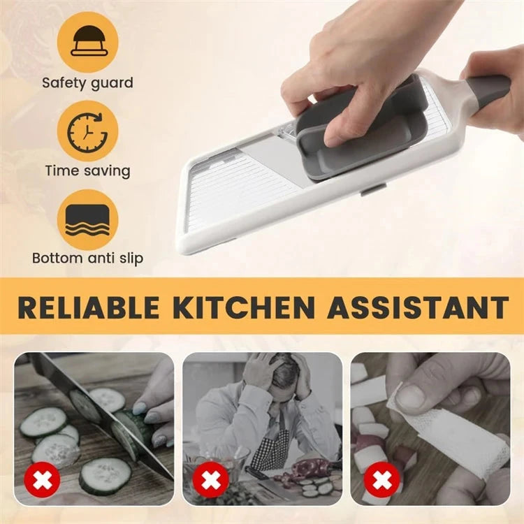 Multi Handheld Slicer with Adjustable Stainless Steel Blade
