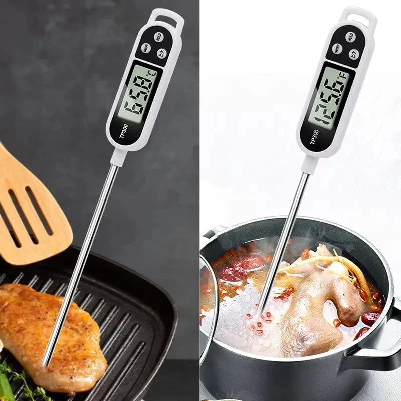 Stainless steel food probe